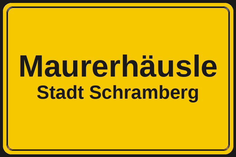 Maurerhäusle (Schramberg) – Hotels im Stadtteil Ortsschild Maurerhäusle in Schramberg – Hotels, Pensionen und Ferienwohnungen im Stadtteil