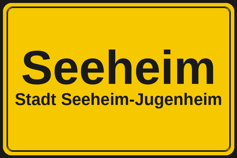 Seeheim (Seeheim-Jugenheim) – Hotels im Stadtteil Ortsschild Seeheim in Seeheim-Jugenheim – Hotels, Pensionen und Ferienwohnungen im Stadtteil