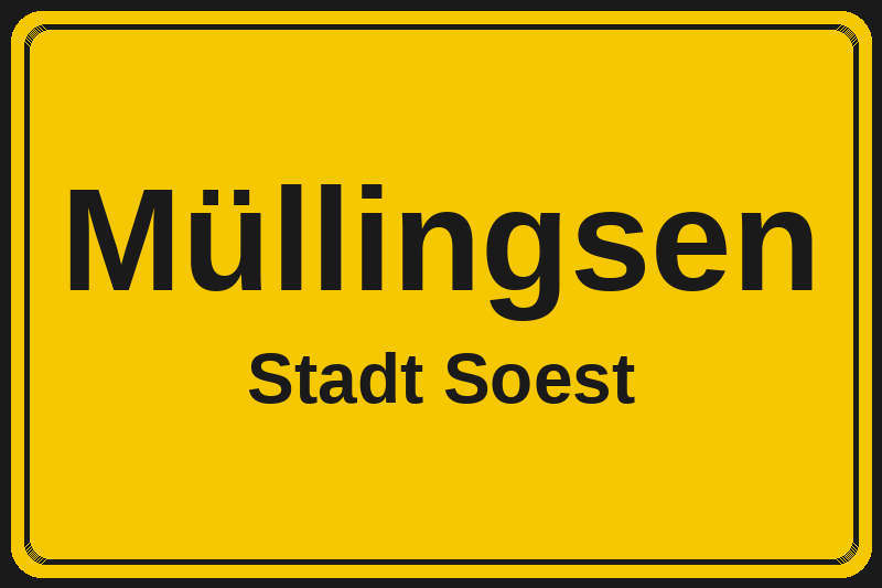 Müllingsen (Soest) – Hotels im Stadtteil Ortsschild Müllingsen in Soest – Hotels, Pensionen und Ferienwohnungen im Stadtteil