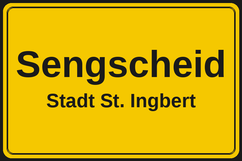Sengscheid (St. Ingbert) – Hotels im Stadtteil Ortsschild Sengscheid in St. Ingbert – Hotels, Pensionen und Ferienwohnungen im Stadtteil