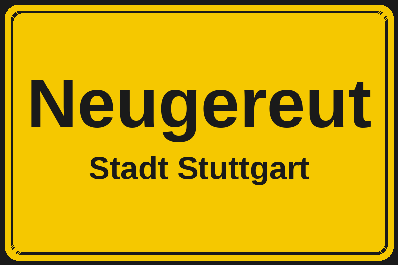 Neugereut (Stuttgart) – Hotels im Stadtteil Ortsschild Neugereut in Stuttgart – Hotels, Pensionen und Ferienwohnungen im Stadtteil