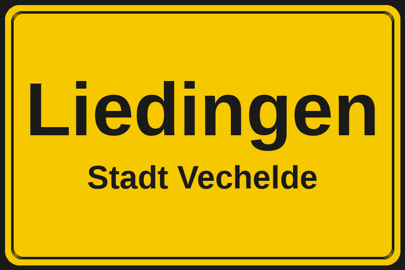 Liedingen (Vechelde) – Hotels im Stadtteil Ortsschild Liedingen in Vechelde – Hotels, Pensionen und Ferienwohnungen im Stadtteil