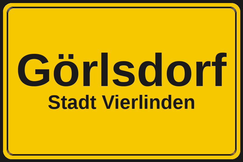 Görlsdorf (Vierlinden) – Hotels im Stadtteil Ortsschild Görlsdorf in Vierlinden – Hotels, Pensionen und Ferienwohnungen im Stadtteil
