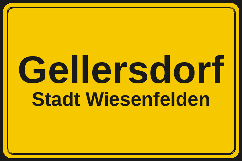 Gellersdorf (Wiesenfelden) – Hotels im Stadtteil Ortsschild Gellersdorf in Wiesenfelden – Hotels, Pensionen und Ferienwohnungen im Stadtteil