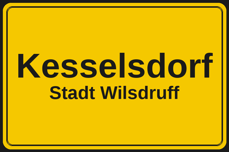 Kesselsdorf (Wilsdruff) – Hotels im Stadtteil Ortsschild Kesselsdorf in Wilsdruff – Hotels, Pensionen und Ferienwohnungen im Stadtteil