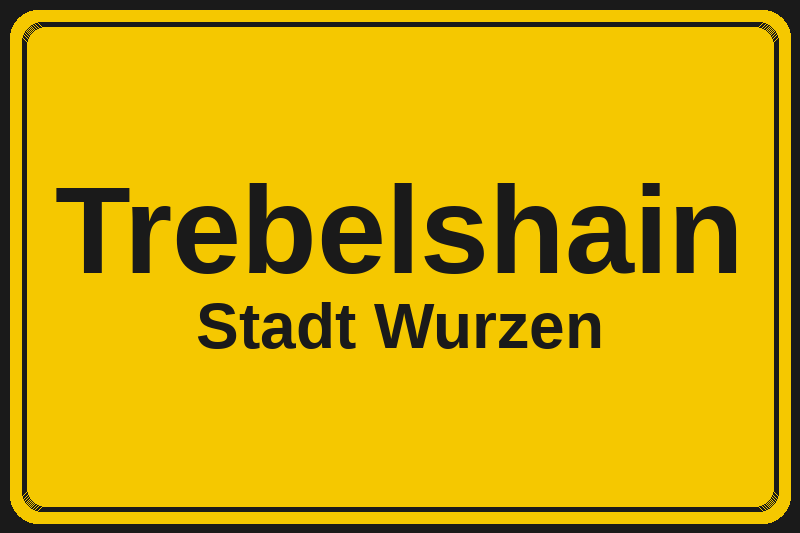 Trebelshain (Wurzen) – Hotels im Stadtteil Ortsschild Trebelshain in Wurzen – Hotels, Pensionen und Ferienwohnungen im Stadtteil
