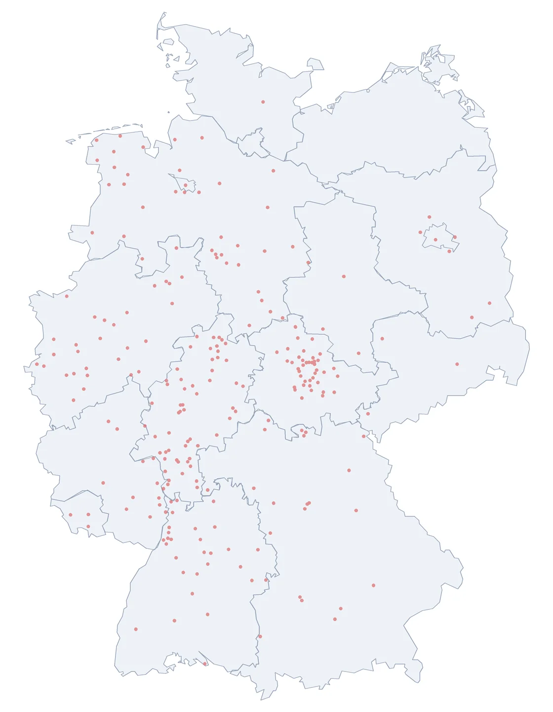 Karte vergrößern Karte: Erfurter Straße – benannt nach Erfurt
